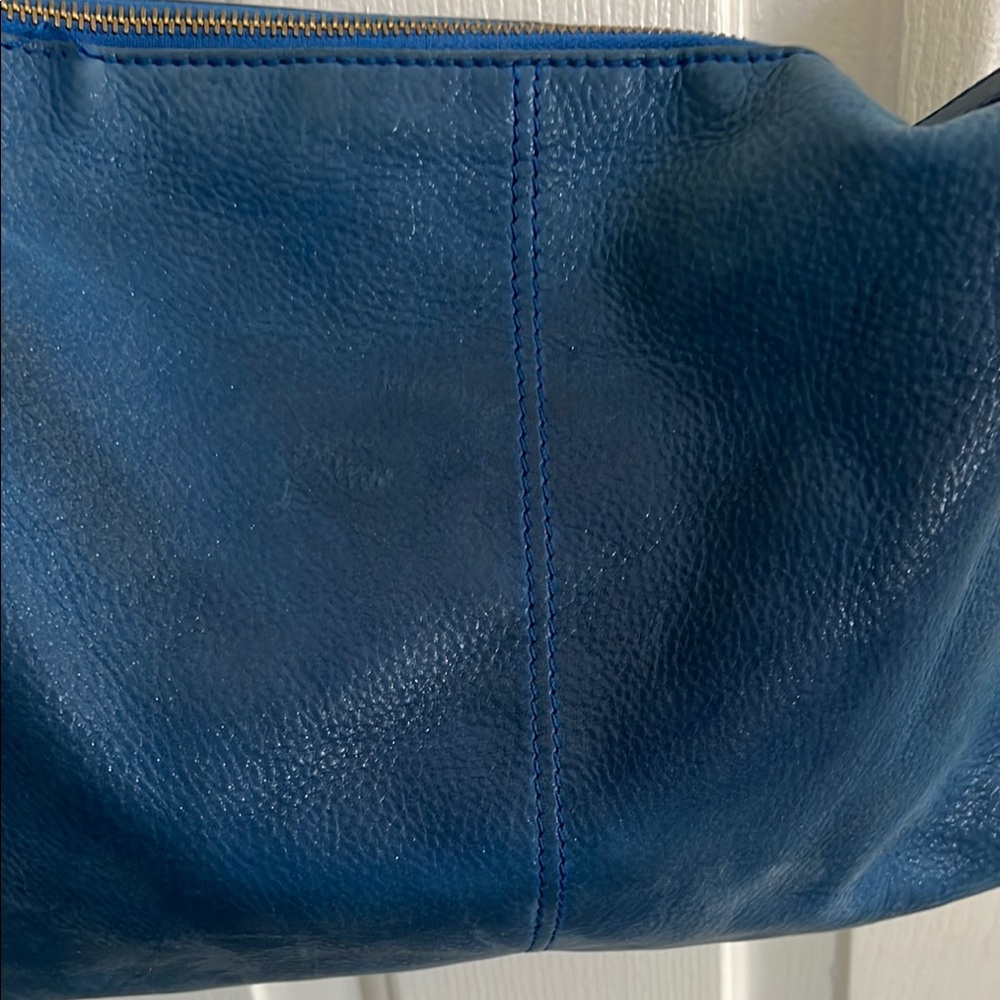 Fendi Vitello Savana Forever Blue Leather Crossbody Bag authentic - Picture 10 of 16